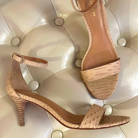 Coach Marci genuine leather sandal, size 7.5 - Picture 1 of 12